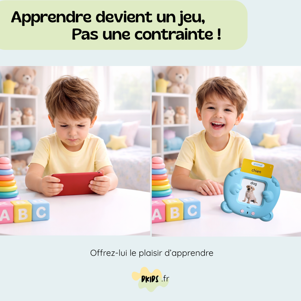 Flashcards parlantes - Français & Anglais