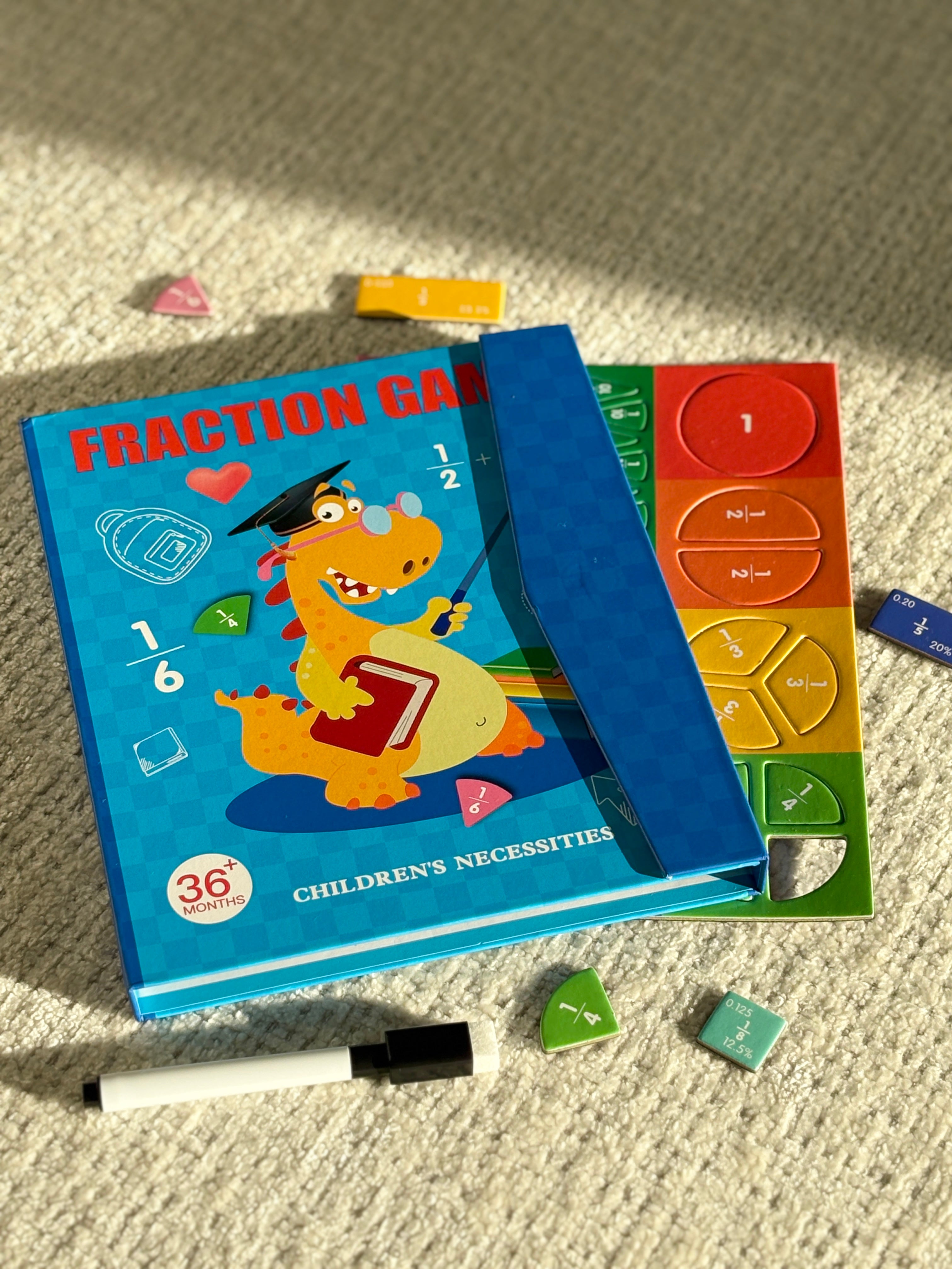 Carnet magnétique - Calcul de fractions